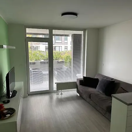 Ahoj Park, Terrace Studio, Private Parking Apartment *