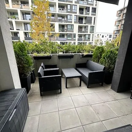 Ahoj Park, Terrace Studio, Private Parking Apartment Bratislava